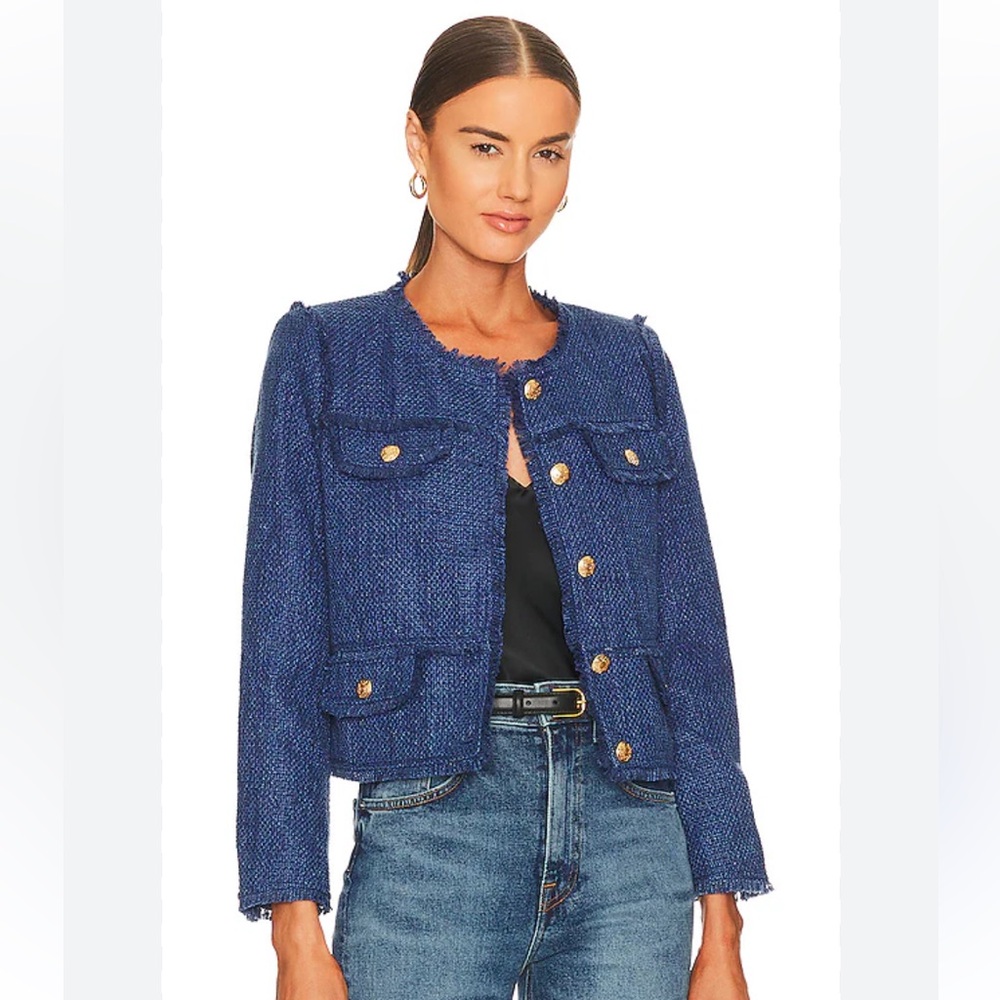 CENTRAL PARK WEST Blue Jacket with Gold Buttons